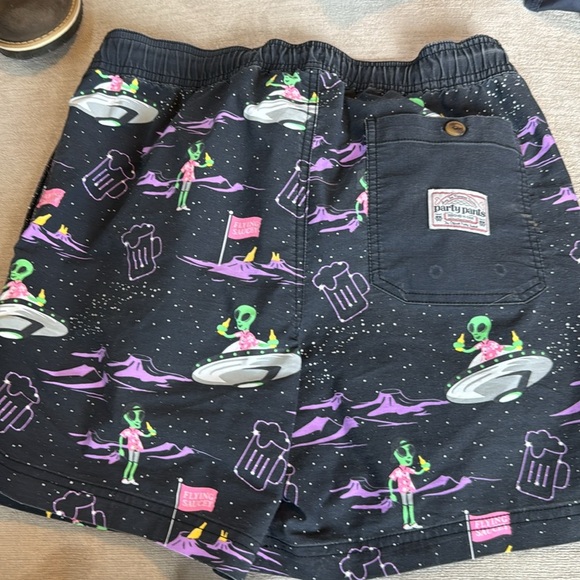 Flying Saucey Party Pants Swimsuit With Bottle Opener Ring - Picture 12 of 13